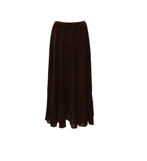 Womens Ladies Plus Size Boho Hippie Tiered Gypsy Maxi Skirt Free size Up To 22