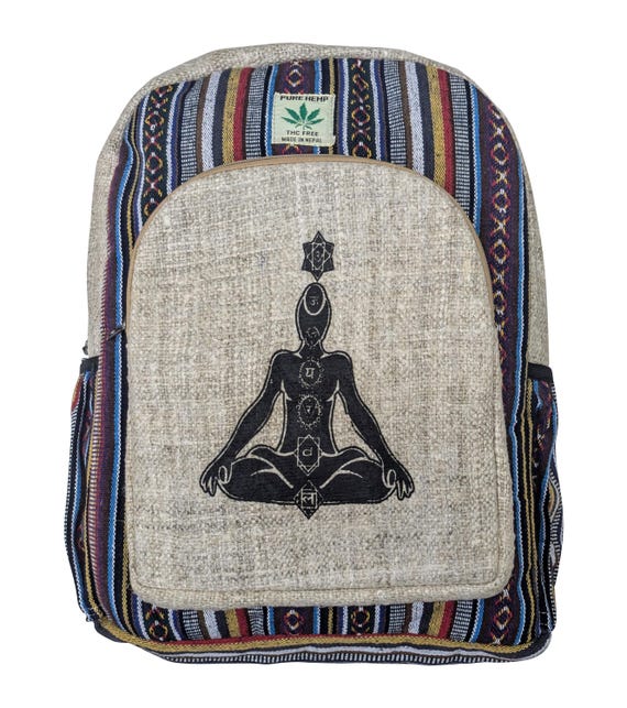 Himalayan Handmade Hemp Cotton Yoga Meditation Printed Eco 