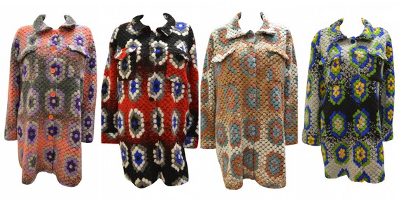 Womens Casual Shirt Collared Ombre Oversized Cardigan Jacket Free size up to 22