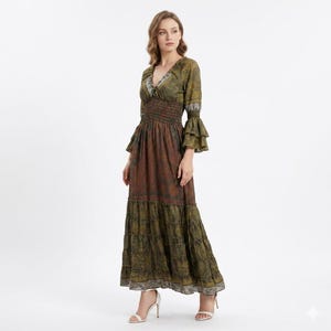 Brown Smock Dress - Etsy Brown Smock Dress - Etsy