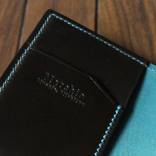 Horween Shell Cordovan Card shops Wallet