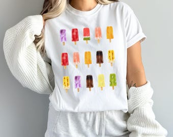 Popsicle Graphic Tee T-shirt | Ice Cream Summer Shirt