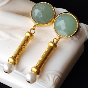 roman reproduction earrings, historical replica, re-enactment, roman empire, ancient rome, GALLA, alloy posts