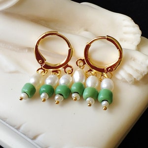 roman reproduction earrings, re-enactment, historical replica, pompeii, crotaliia, FULVIA, gold plated lever backs