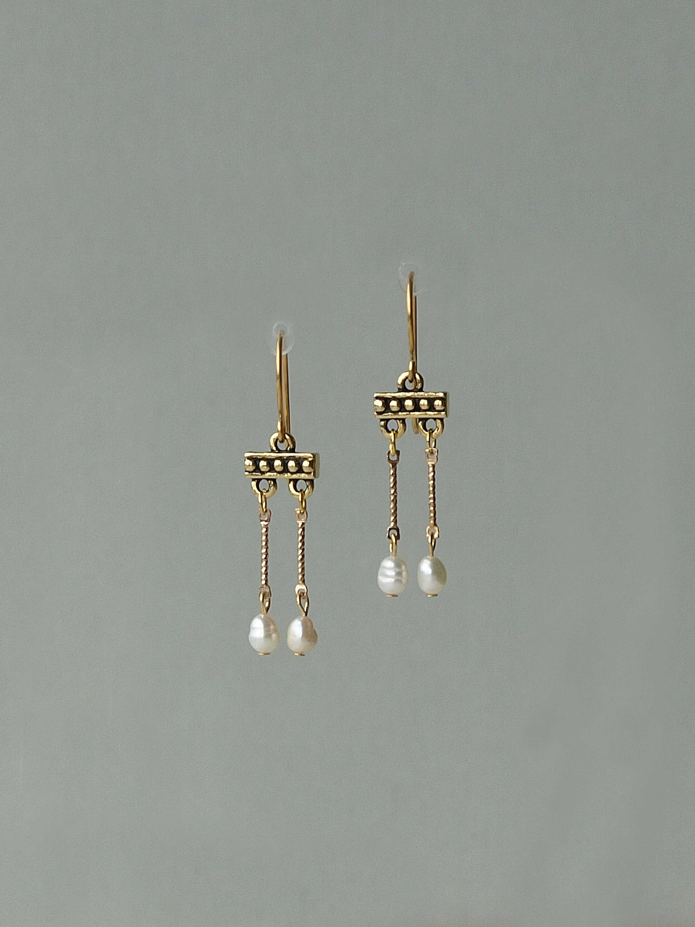 Roman Pearl Earrings Roman Crotalia Earrings Roman Etsy UK