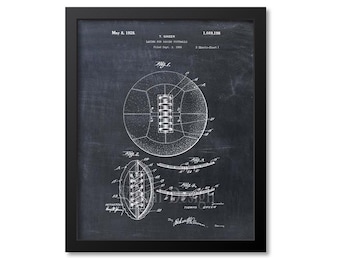 Soccer Ball Patent Print Soccer Art Print Soccer Coach Gift