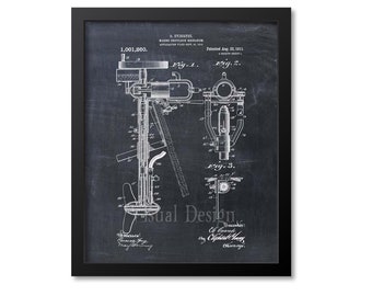 Outboard Motor Patent Print Outboard Motor Art Print - Boat Art - Ship Art - Motorboat