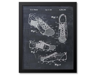 Soccer Art, Soccer Shoes, Soccer Patent Art Print, Soccer Patent Poster, World Cup Art, Soccer Art, Football Art, Soccer Gift Patent Print