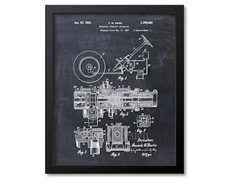 Power Steering Patent Print From 1931 - Patent Art Print - Patent Poster - Auto Mechanic Gift - Wall Art - Automobile - Engineer - Auto Art
