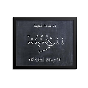 New England Patriots Football Play - Football Art - Football Poster - Sports Art - Football Play Print
