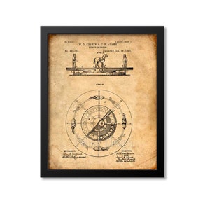 Merry-Go-Round Patent Print Wall Art