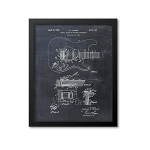 Guitar Pickups Patent Print Wall Art Print Patent Poster