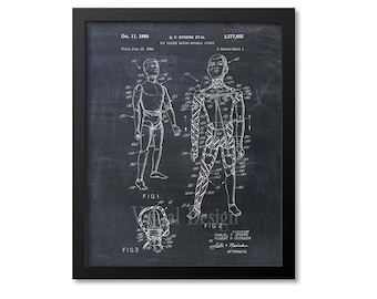 Action Figure Patent Print Wall Art Print Doll Poster