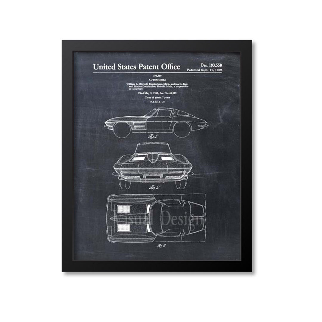Sports Car Patent Print Patent Art Print Patent Poster Car Auto ...