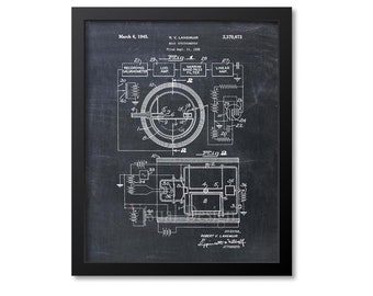 Mass Spectrometry Patent Print Wall Art