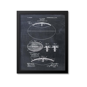 Football Patent Print Football Art Print