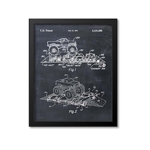 Monster Truck Patent Print