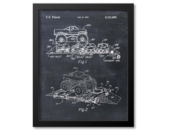 Monster Truck Patent Print
