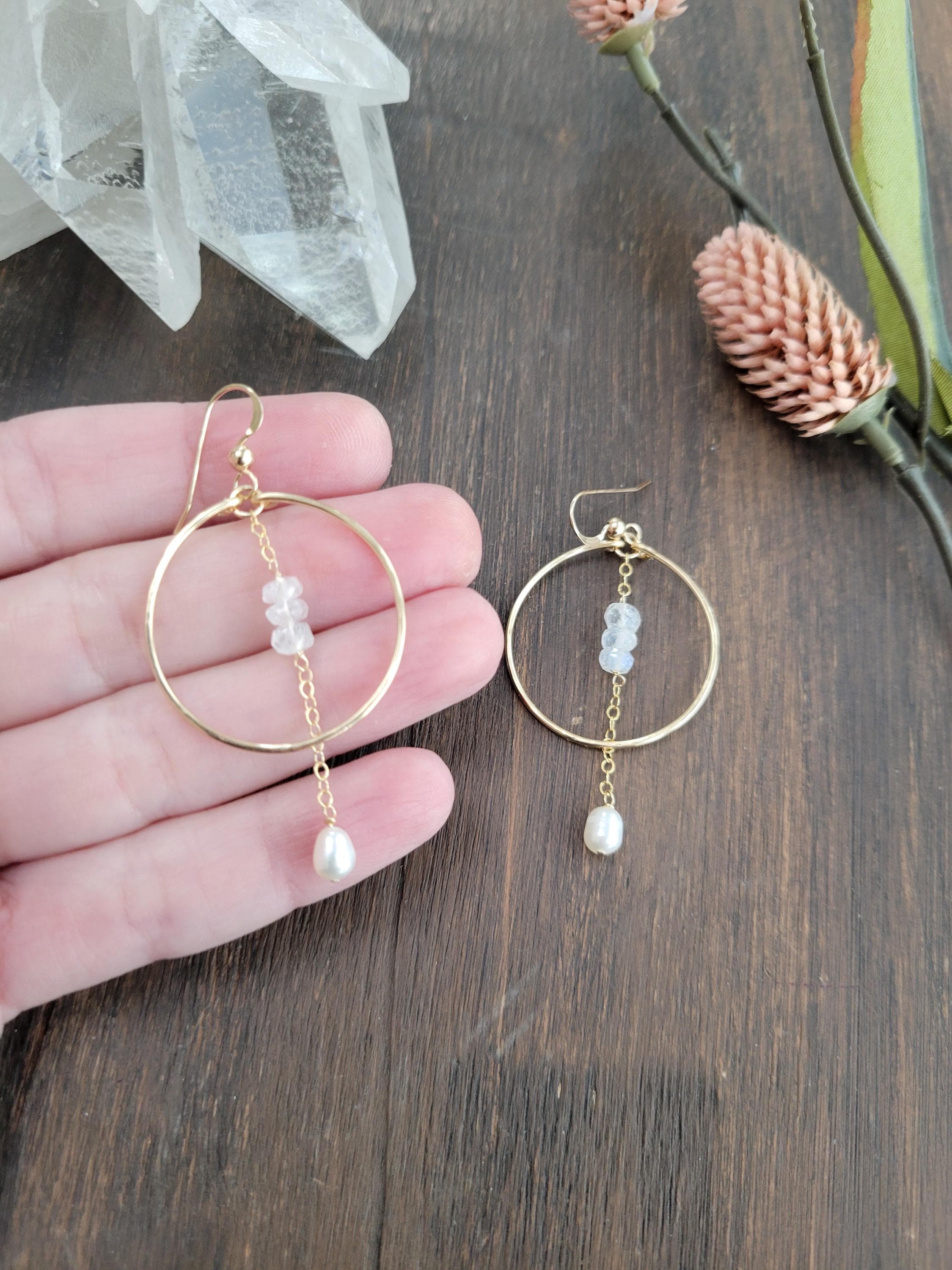 Moonglade Hoop Earrings