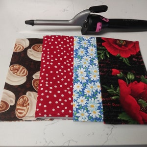 Curling Iron/Flat Iron Insulated Fabric Case/cover Travel size image 1