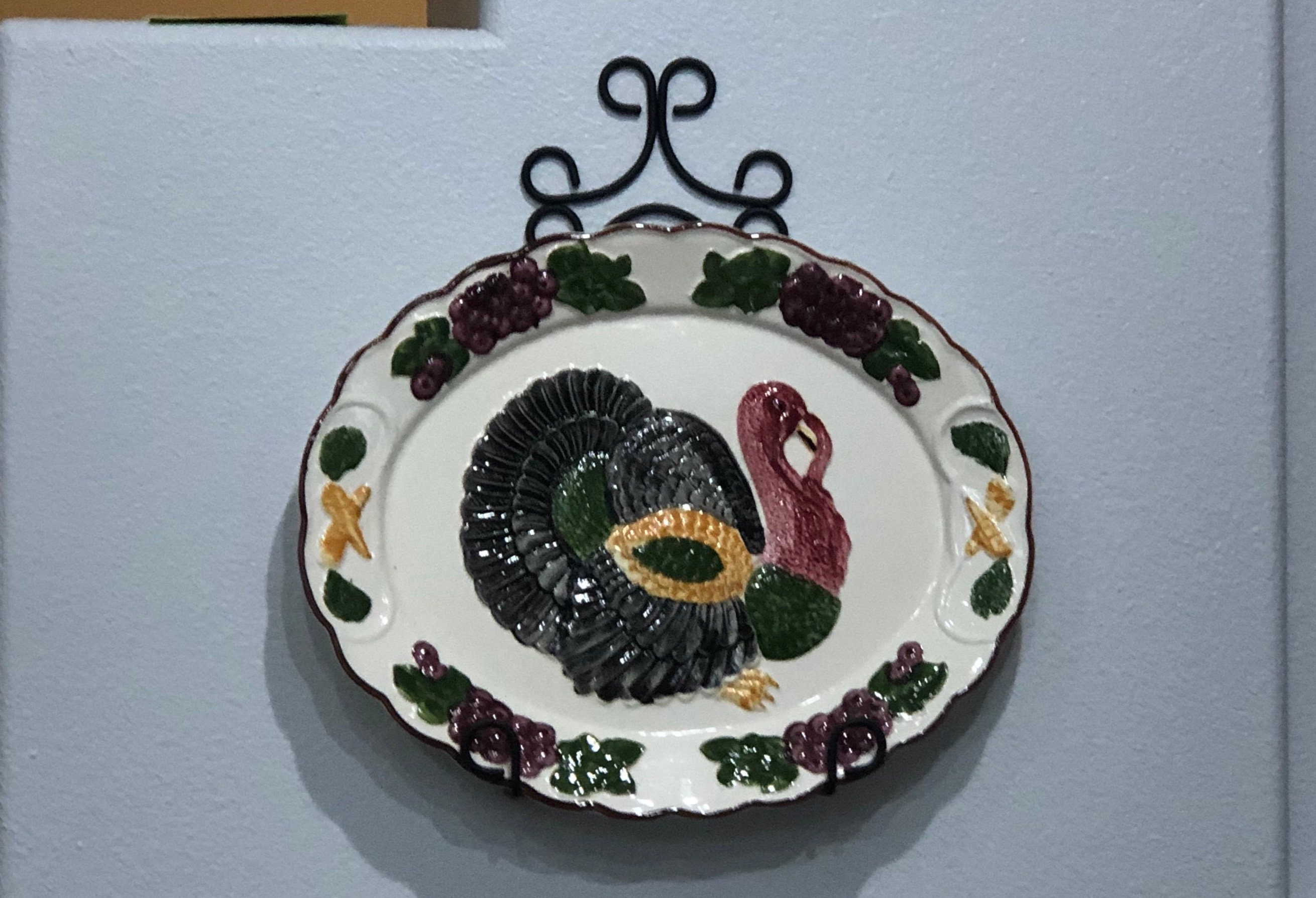 Large metal platter rack large platter holder large platter Etsy