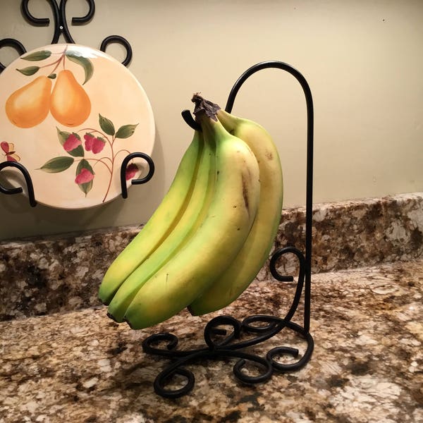 Fruit Bowl With Banana Hanger Etsy