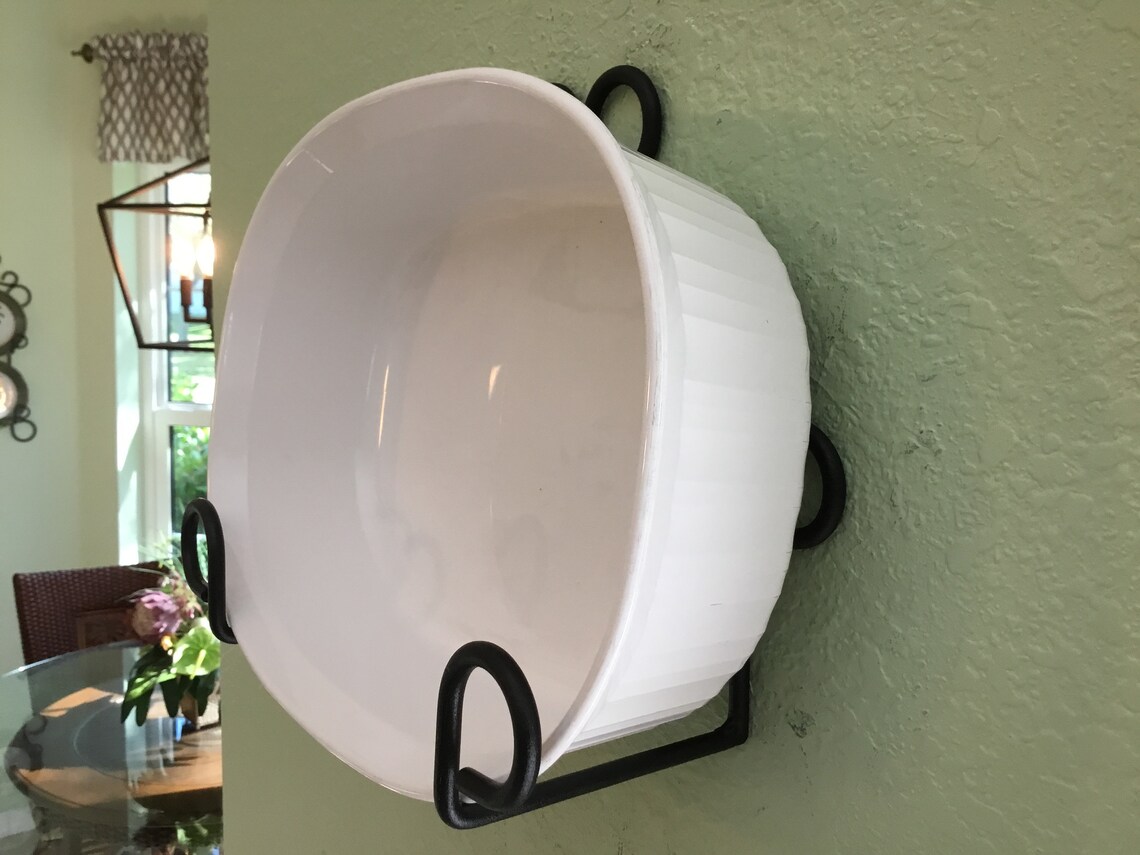 Large Bowl Hanger Wall Mounted for a Bowl or Baking Dish With Etsy