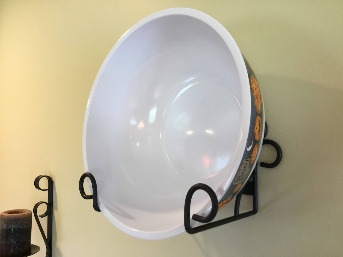 Xtra large and deep bowl hanger wall mounted bowl display Etsy