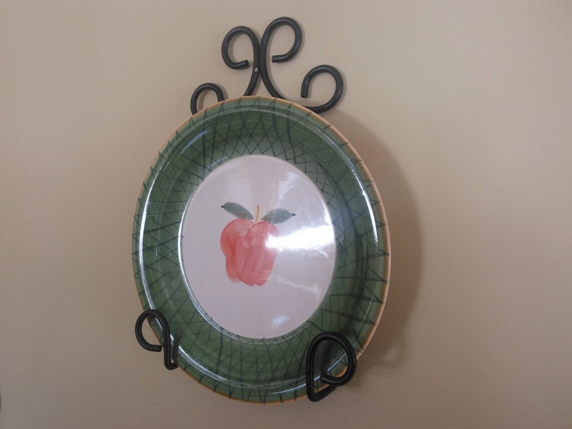 Metal dinner plate rack dinner plate holder dinner plate Etsy