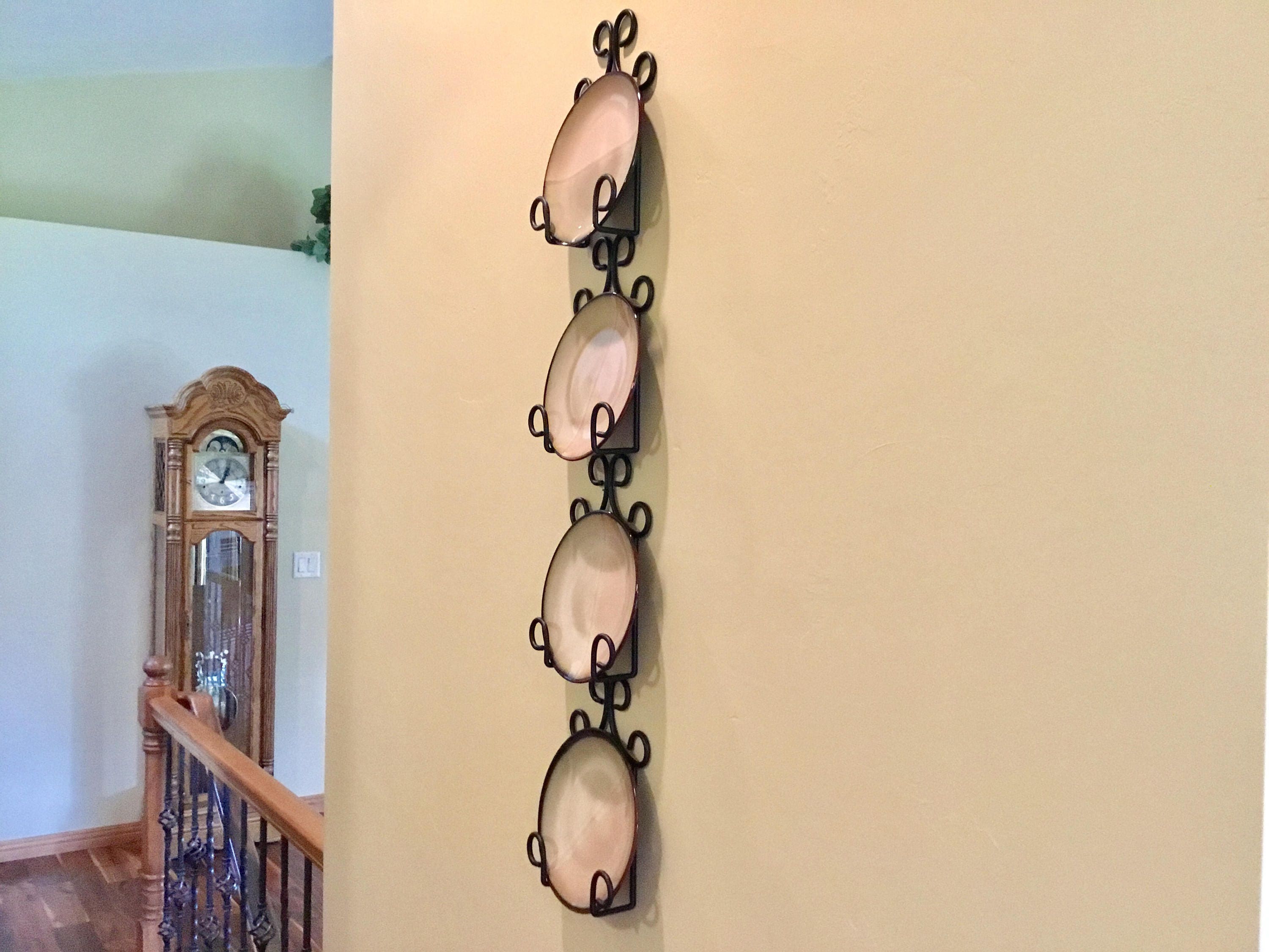 Metal Plate Rack, Plate Holder, Plate Hanger, Plate Display Metal Plate Rack, Plate Holder, Plate Hanger, Plate Display