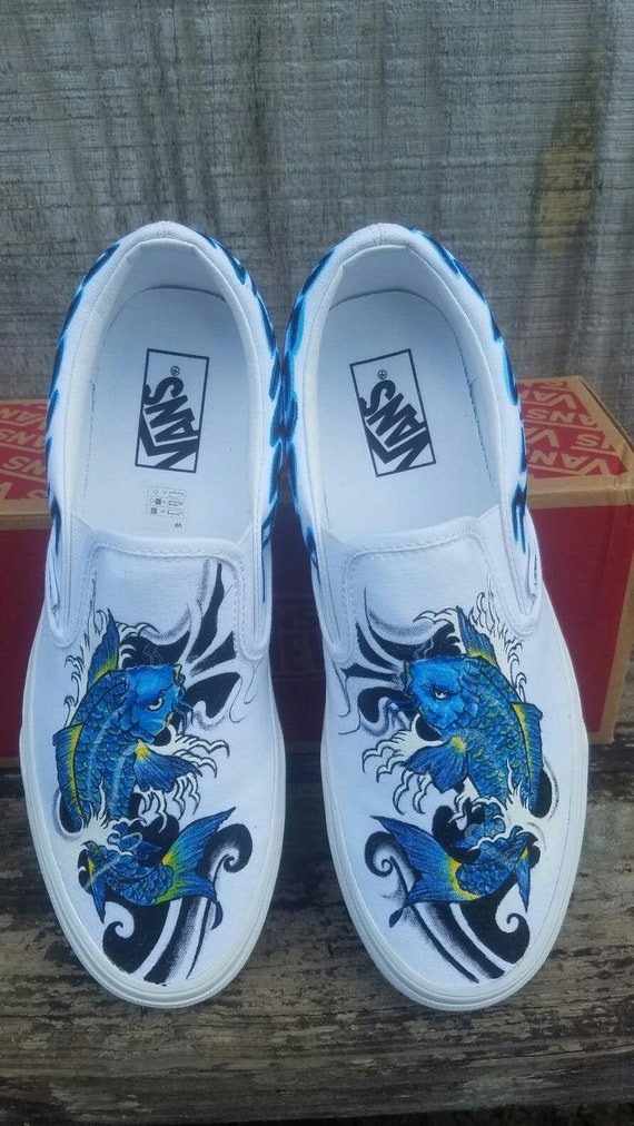 blue design vans