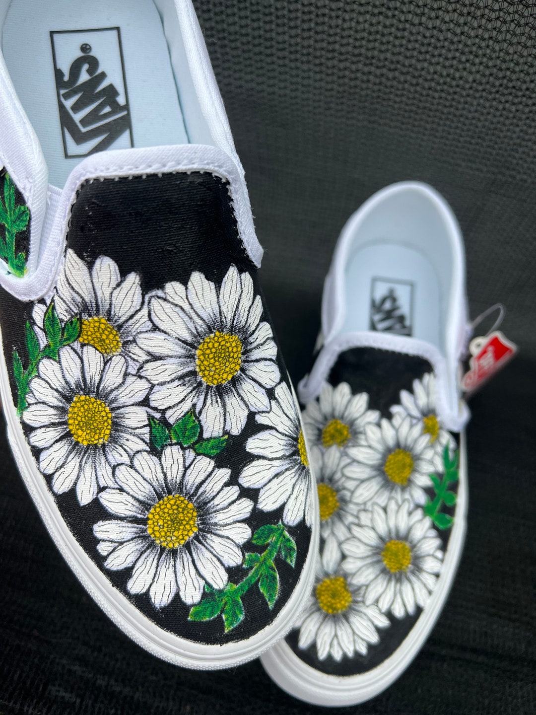Daisy vans slip on deals