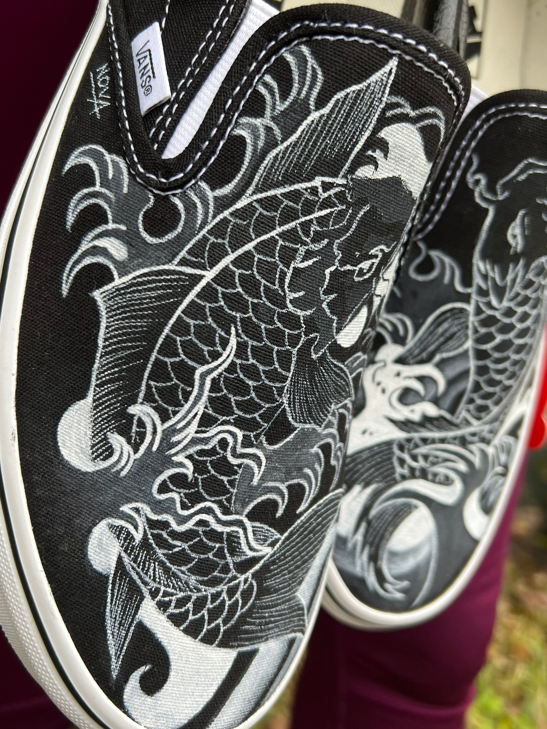 Koi black vans discount
