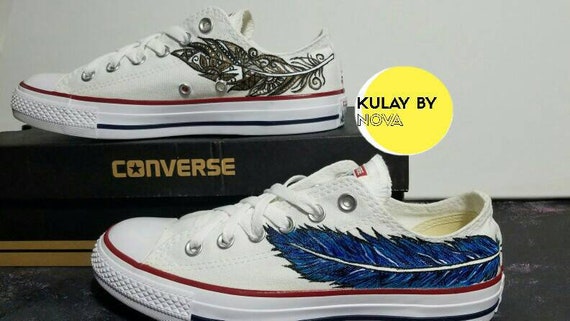 Pluma azul con diseño boho tribal metalúrico Converse pintado | Etsy México افضل انواع البطاريات Pluma azul con diseño boho tribal metalúrico Converse pintado | Etsy México افضل انواع البطاريات