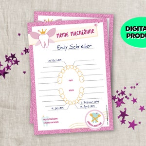 Melktandcertificaat dat u zelf kunt invoeren – ROZE