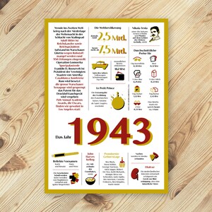 Ein tolles Geschenk: Jahreschronik 1943