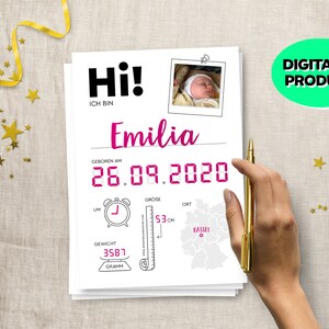 Tarjeta de bebé para entrar tú mismo