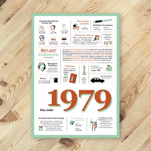 Ein tolles Geschenk Jahreschronik 1979 Etsy.de