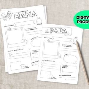 Questionário – PAI E MÃE para você preencher