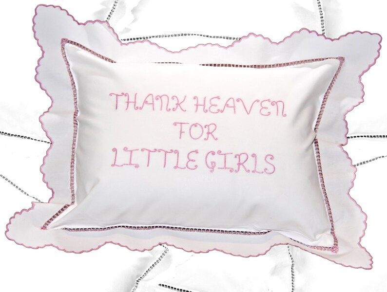Thank Heaven for Little Boys & Girls Baby Pillow Nursery Etsy