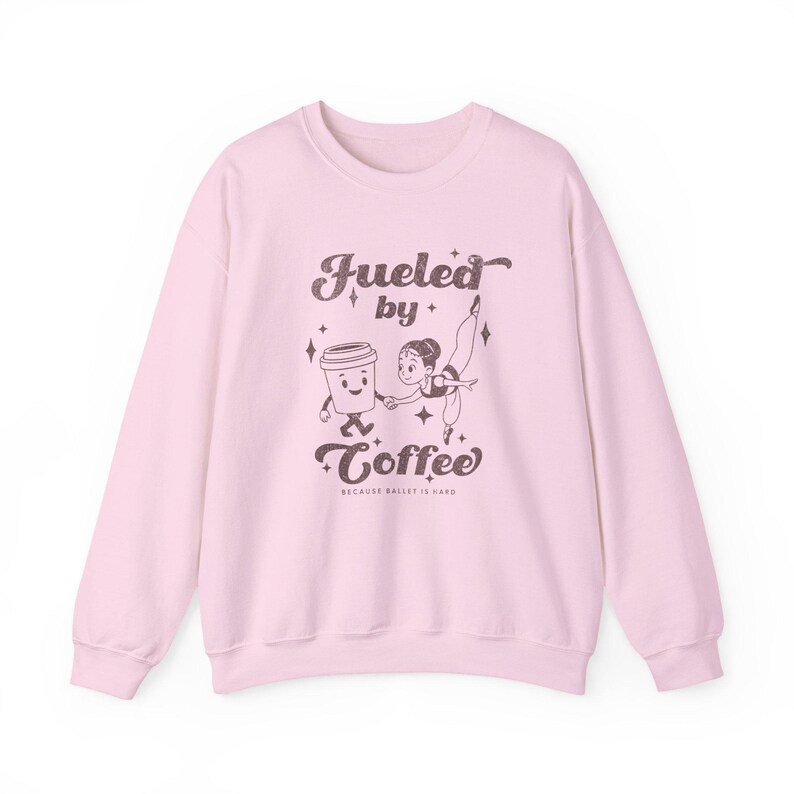 Arabian Coffee Nutcracker Sweatshirt, Ballet Christmas Sweater, Dance Teacher Gift, Nutcracker Ballet Holiday Pullover, Ballerina Gift Light Pink