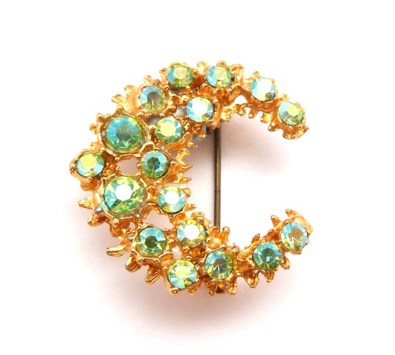 Two Vintage Mid Century Aurora Borealis Rhineston… - image 5