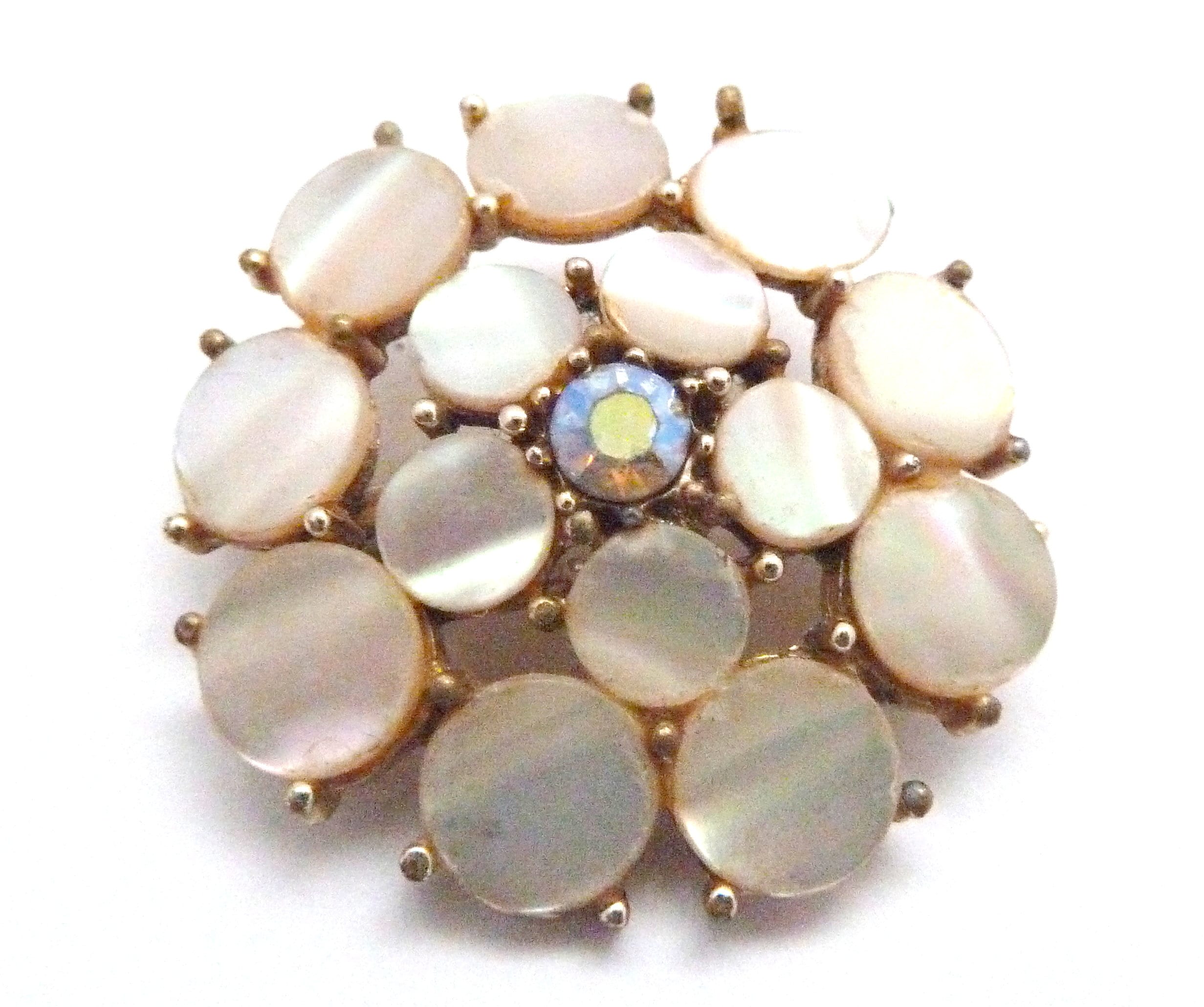 1950's Flower Brooch - Etsy