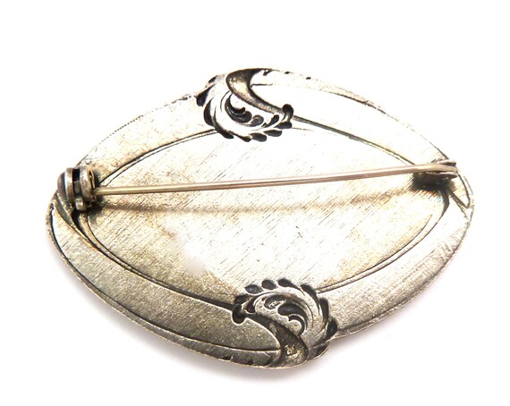 Broche Vintage Pierre Bex France - Années 80 - Métal Doré émaillé - Occasion