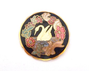 七宝焼きブローチ エナメル 3 3 羽の鳥 ヴィンテージ - Etsy 日本