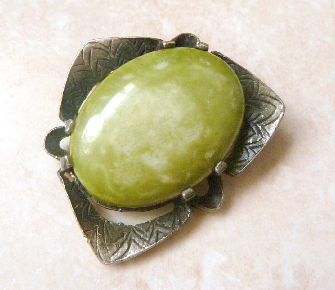 Broche à Cheveux Celtique Vintage En Métal Argenté - Accessoire Style Celte