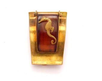 Broche Art Déco Années 30 - Déesse Minerve - Marque Jean Painlevé - Occasion