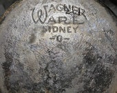 Vintage Wagner Ware Cast Iron Skillet - 1053 A frying pan cookware farmhouse camping outdoor cooking decor primitive