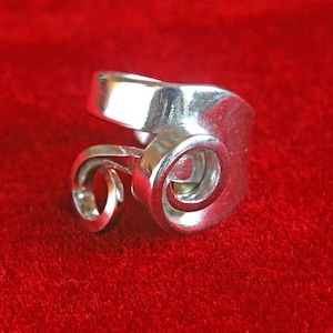 Jewelry silver cutlery ring/cake fork R 6