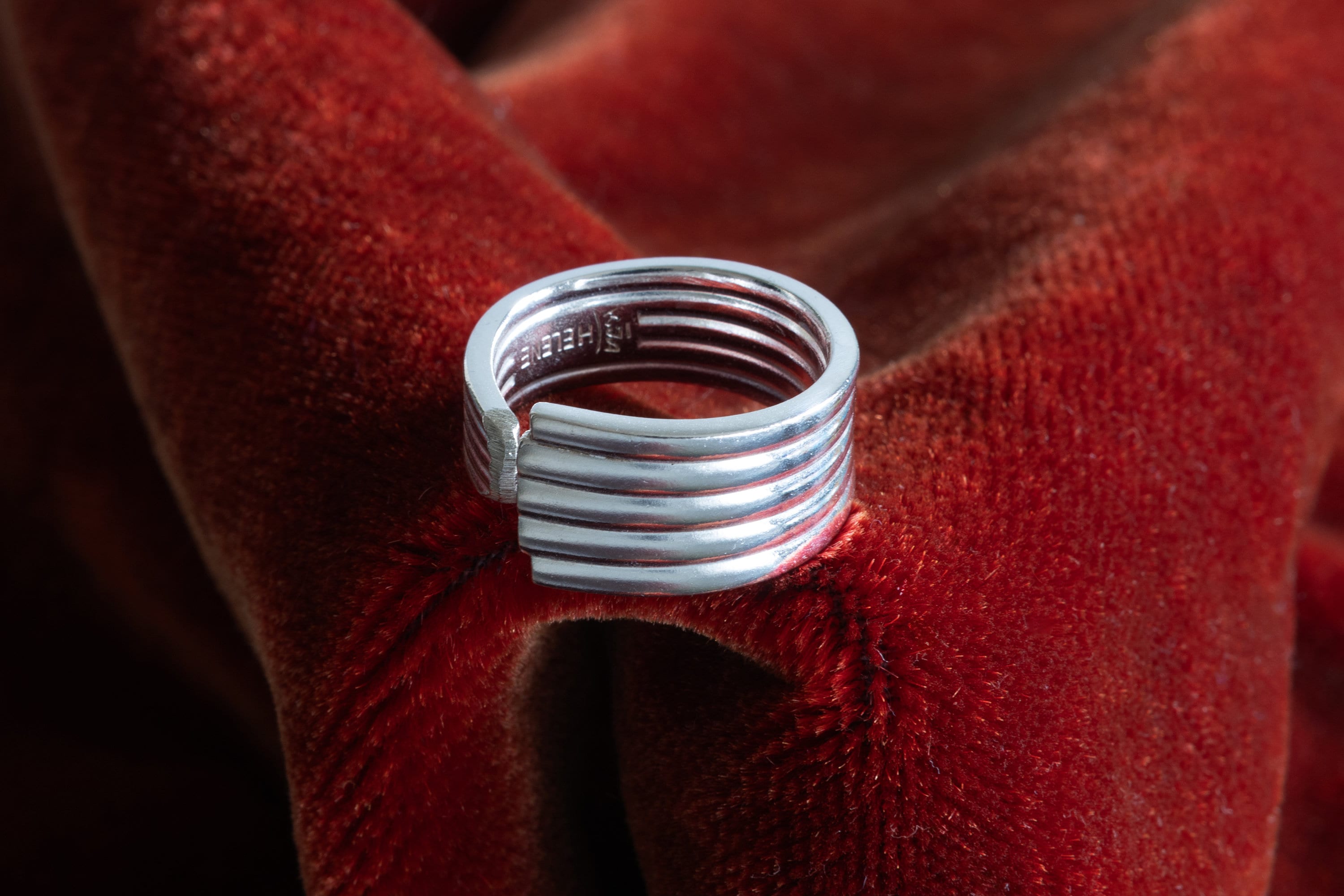 【ネット限定】 Cutlery Striped With Cutlery/plate Silver Danish Org. Ring アクセサリー